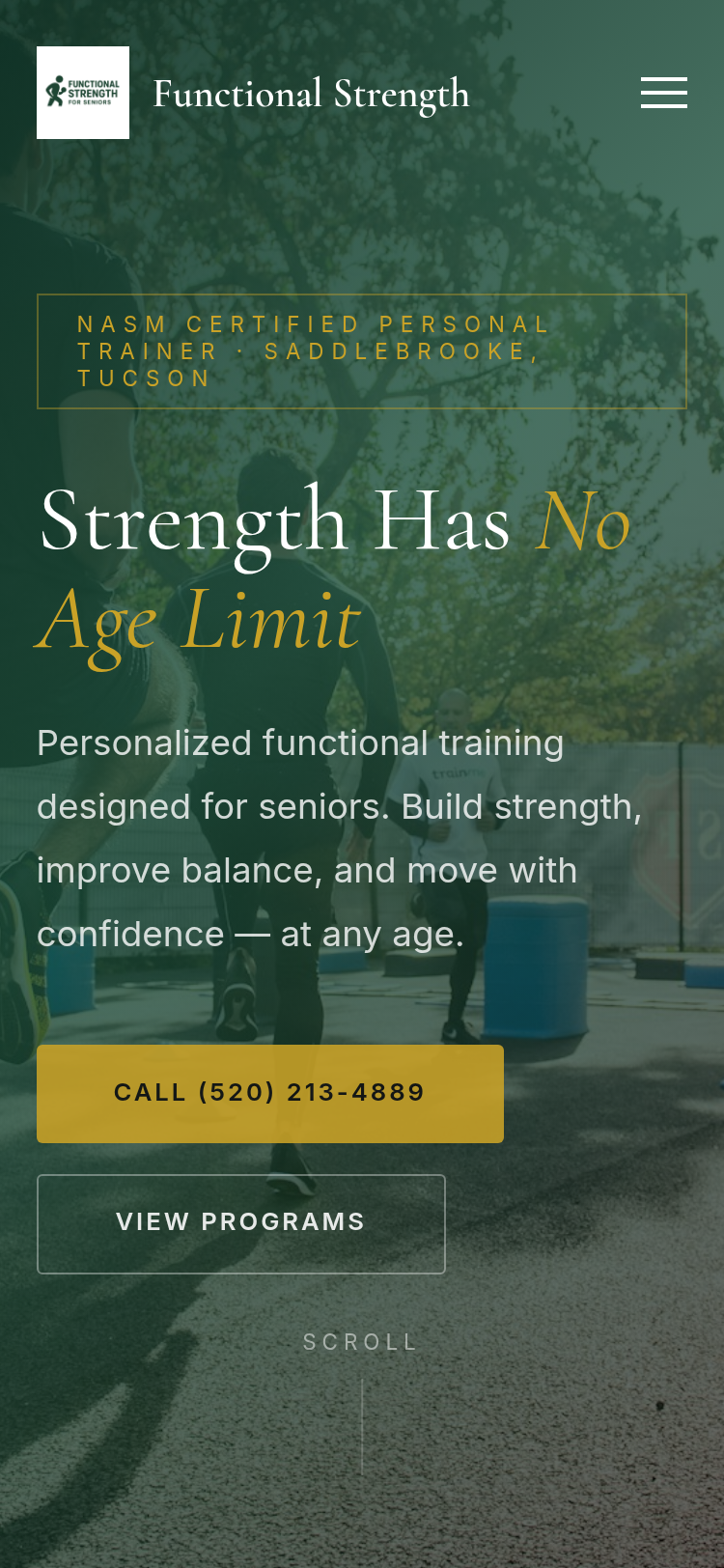 Abel M. Fitness mobile preview