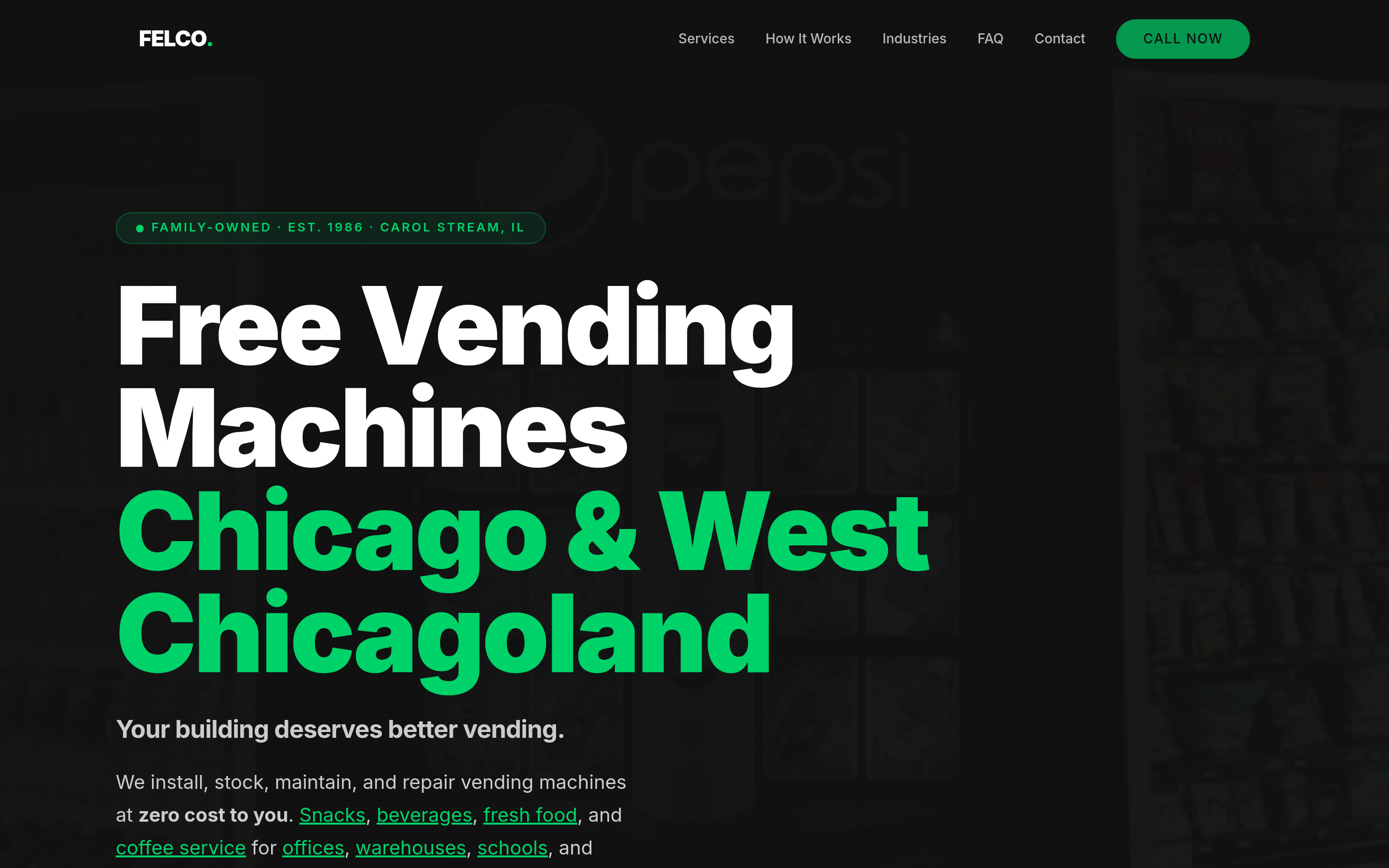 Felco Vending website